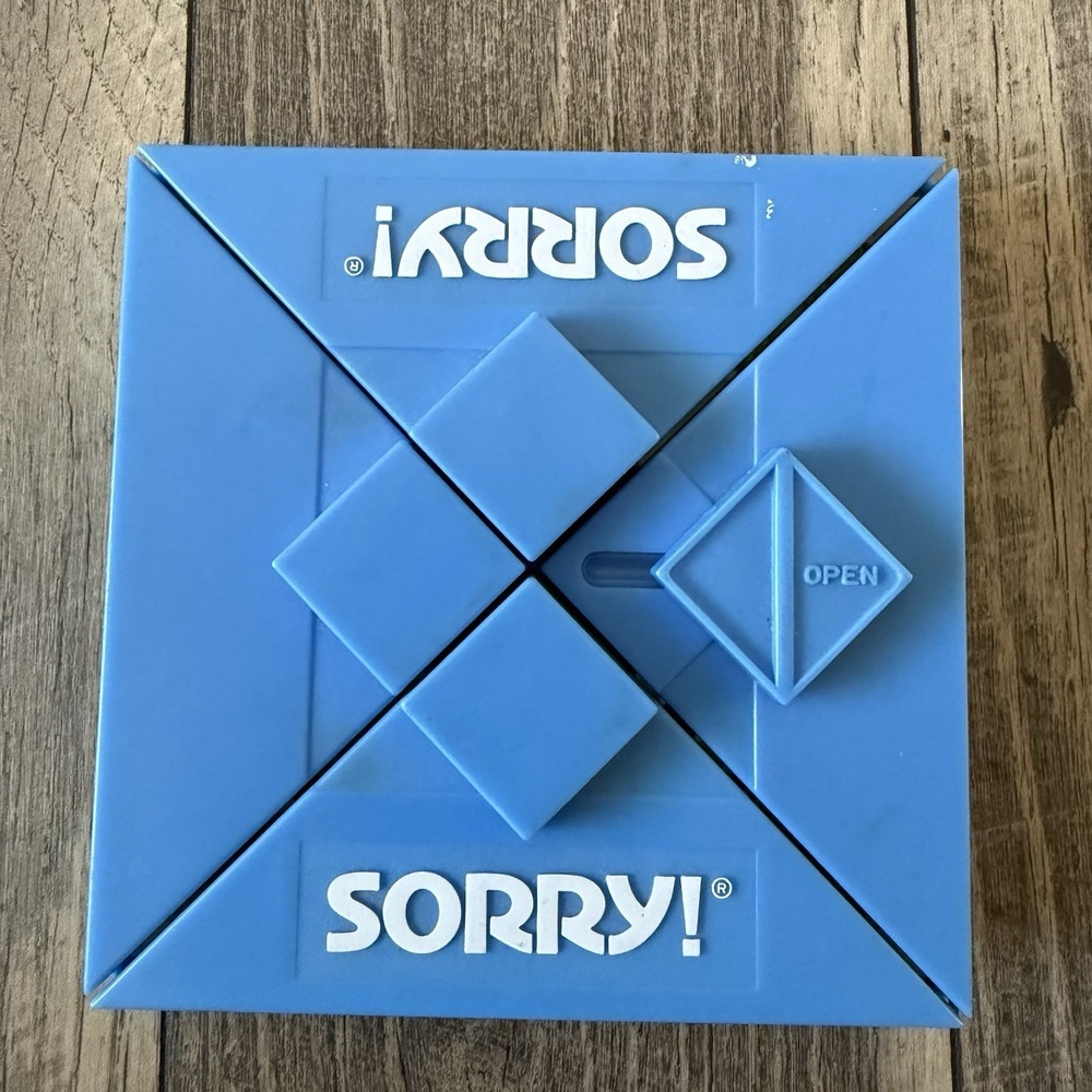 Vintage 1994 Sorry! Board Game Parker Brothers Folding Travel Edition BOARD ONLY - Picture 3 of 15